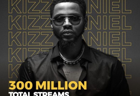 AMAZING Kizz Daniel becomes the most streamed artist on Boom Play, having 300m Streams